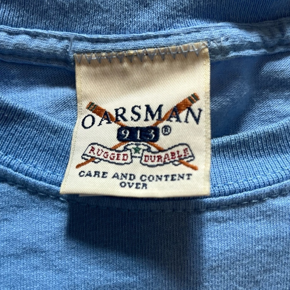 Men's Jelly Belly Large blue t-shirt
Oarsman Rugged Durable #oarsman - Picture 2 of 3